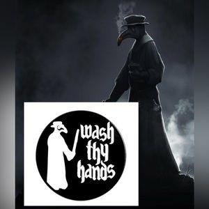 $2 PLAGUE DOCTOR METAL AND ENAMEL Pin. New. $2 WITH ANY $10 ORDER OR MORE